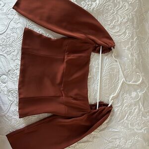 Wilfred burnt orange long sleeve shirt